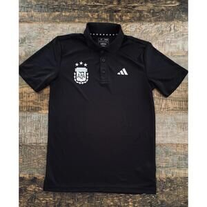 Adidas Argentina Black Polo
